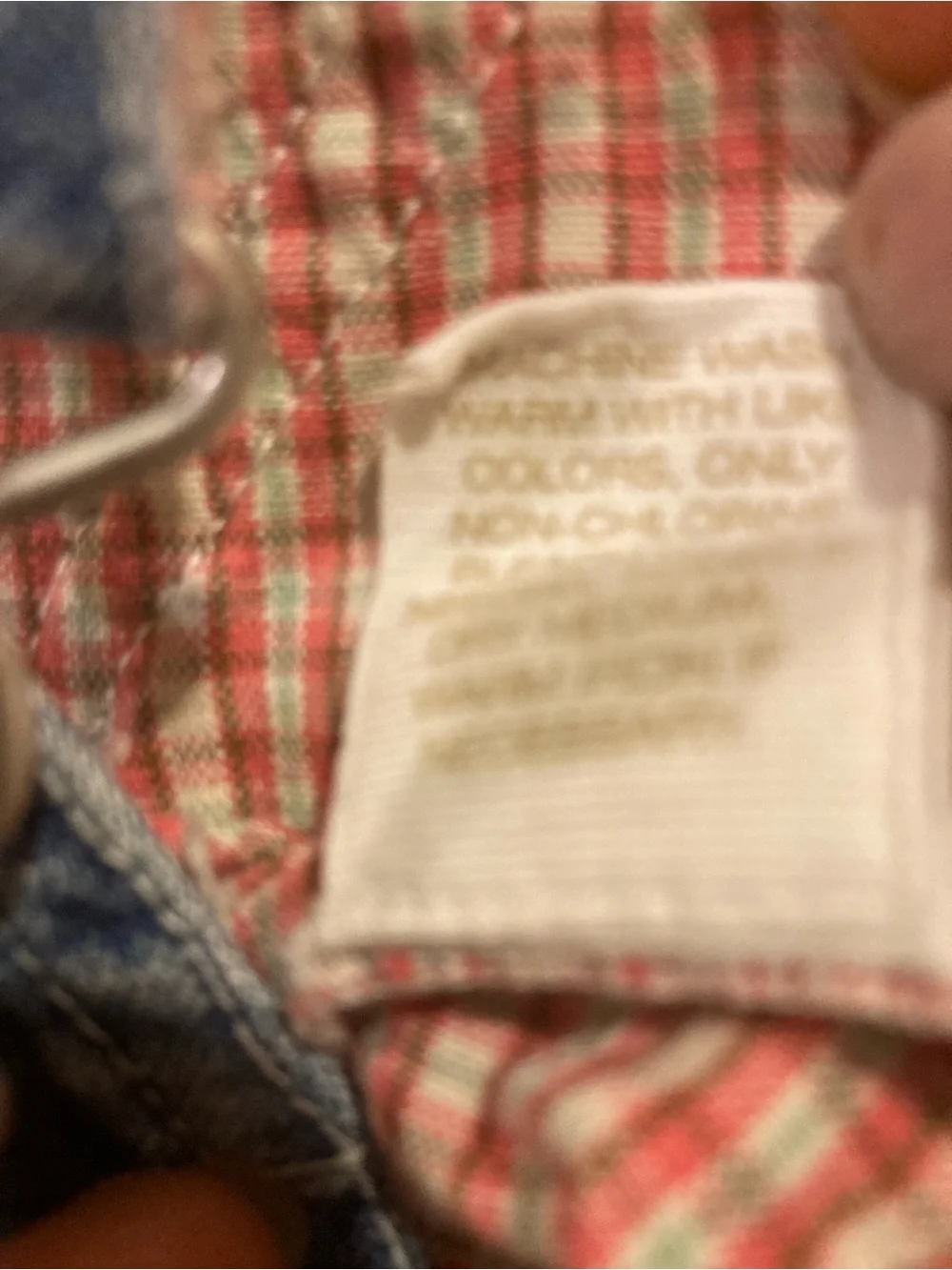 Baby Gap 18-24 months toddler Denim Overalls with Pink Plaid Accents